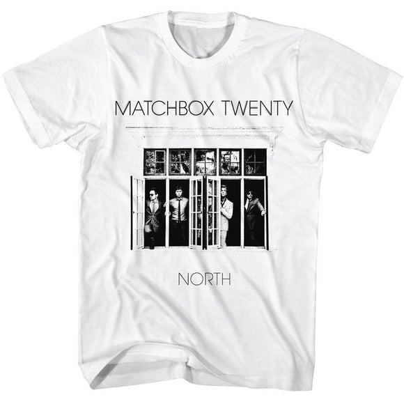 Matchbox Twenty-Matchbox Twenty North-White Adult S/S T-Shirt - White