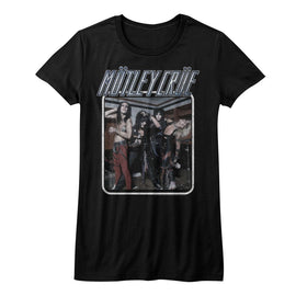 Motley Crue-Uncrued-Black Ladies S/S T-Shirt - Black