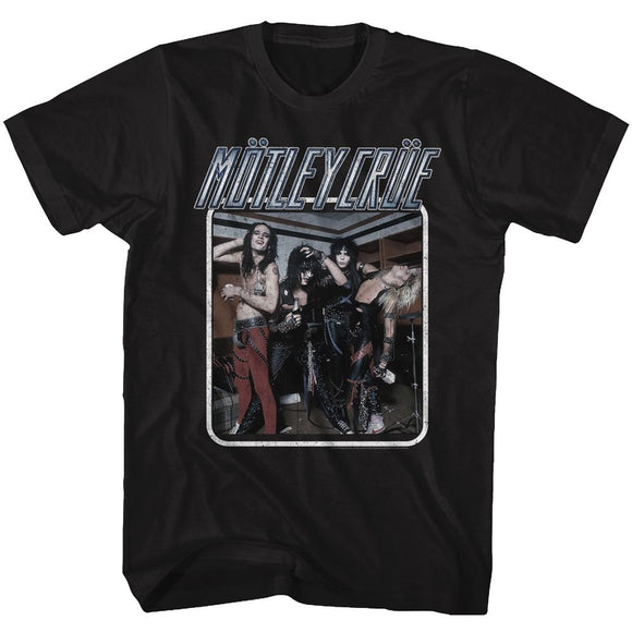 Motley Crue-Uncrued-Black Adult S/S T-Shirt - Black