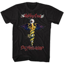 Motley Crue-Dr Feel Good-Black Adult S/S T-Shirt - Black