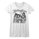 Motley Crue-Motley- White Ladies S/S T-Shirt - White