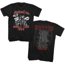 Motley Crue-Theatre Of Pain Tour-Black Adult S/S T-Shirt ***F&B*** - Black
