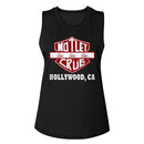 Motley Crue-Crue Sign-Black Ladies Muscle Tank-S - Black