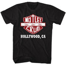 Motley Crue-Crue Sign-Black Adult S/S T-Shirt - Black