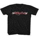 Motley Crue-Red And White Logo-Black Toddler S/S T-Shirt-2T - Black