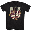 Motley Crue Drama Masks Adult T-Shirts