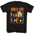 Motley Crue-Fire And Wire-Black Adult S/S T-Shirt - Black