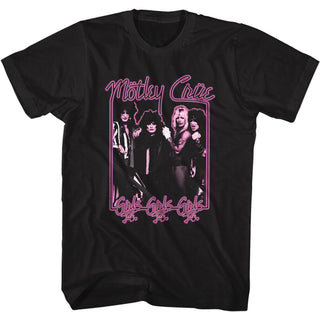 Motley Crue Girls Girls Girls Neon Adult T-Shirts