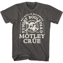 Motley Crue-Dripskull-Smoke Adult S/S T-Shirt - Smoke