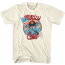 Motley Crue-Motley Crue Allister With Us Flag-Natural Adult S/S T-Shirt - Natural