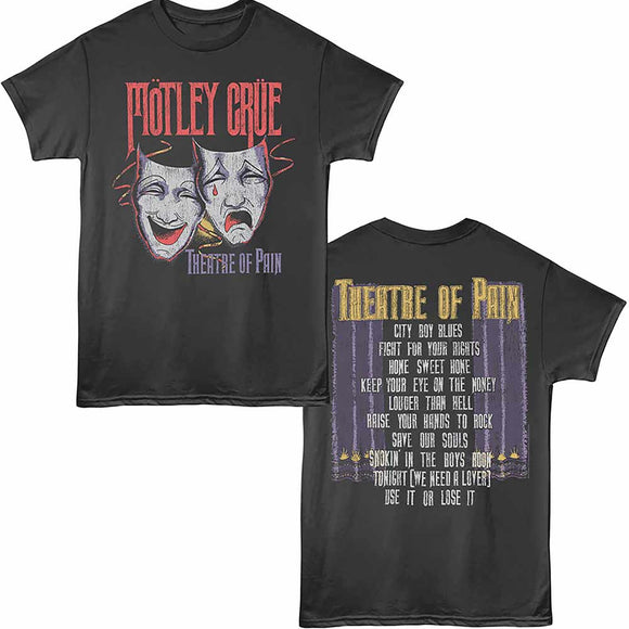 Motley Crue Top Smoke Adult T-Shirt