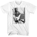 Miles Davis-Miles Davis Contemplative-White Adult S/S T-Shirt - White