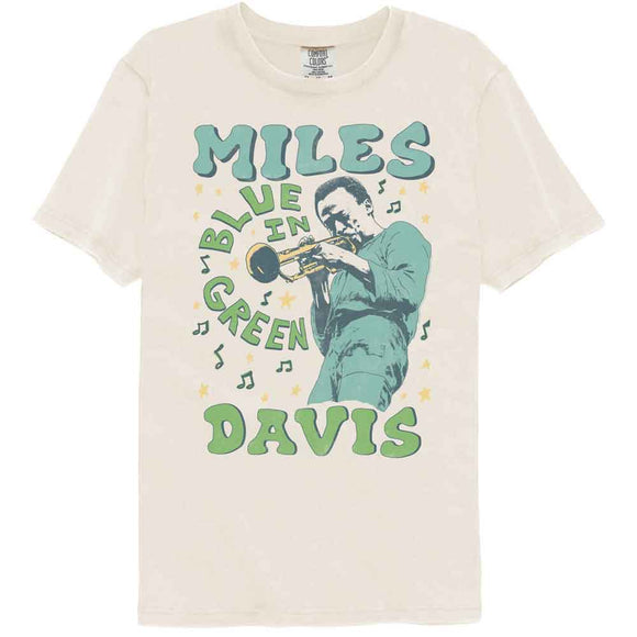 Miles Davis-Miles Davis Blue In Green-Ivory Adult S/S Comfort Color T-Shirt - Ivory