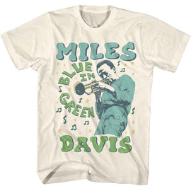 Miles Davis-Miles Davis Blue In Green-Natural Adult S/S T-Shirt - Natural