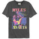 Miles Davis-Miles Davis Vibrant Tricolor-Pepper Comfort Color Adult S/S T-Shirt - Pepper