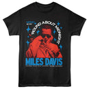Miles Davis-Miles Davis Round About Midnight 57-Black Adult S/S T-Shirt - Black
