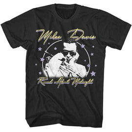 Miles Davis-Miles Davis Round About Midnight Stars-Smoke Adult S/S T-Shirt - Smoke