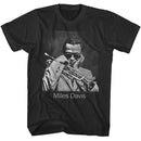 Miles Davis-Miles Davis Round About Midnight Photo-Smoke Adult S/S T-Shirt - Smoke