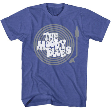 Moody Blues-Moody Blues Record Player-Royal Heather Adult S/S T-Shirt - Royal Heather