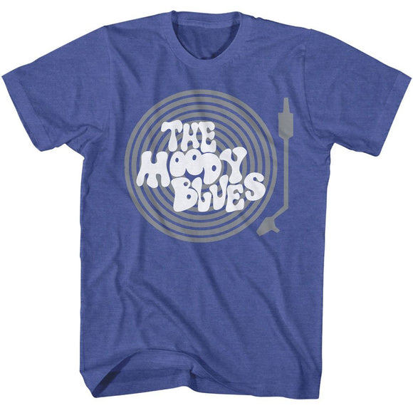 Moody Blues-Moody Blues Record Player-Royal Heather Adult S/S T-Shirt - Royal Heather