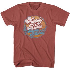 Moody Blues-Moody Blues Tuesday Afternoons-Terracotta Adult S/S T-Shirt - Terracotta
