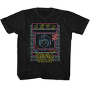 Mega Man-Mega Man Neon Arcade-Black Youth S/S T-Shirt (7-8) - Black