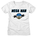 Mega Man-Mega Man Mega Bolts-White Ladies S/S T-Shirt - White