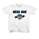 Mega Man-Megaman Mega Bolts-White Youth S/S T-Shirt (7-8) - White