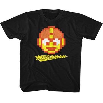 Mega Man-Mega Man Mega O Lantern-Black Youth S/S T-Shirt (7-8) - Black