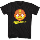 Mega Man-Mega Man Mega O Lantern-Black Adult S/S T-Shirt - Black