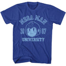 Mega Man-Mega Man Mega University-Royal Adult S/S T-Shirt - Royal