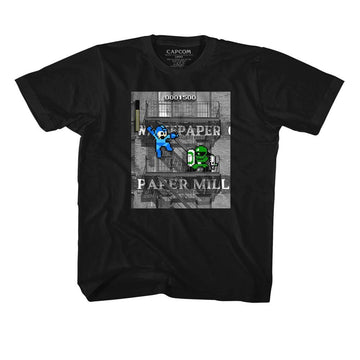 Mega Man-Irlman-Black Youth S/S T-Shirt-Xs (5-6) - Black