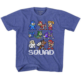 Mega Man-Squad-Royal Heather Toddler S/S T-Shirt-4T - Royal Heather