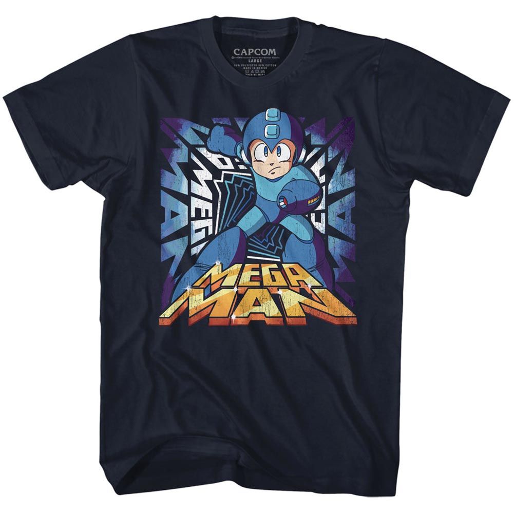 Official Mega Man Megaman T-Shirt | Licensed Video Game Tee | Coastline ...