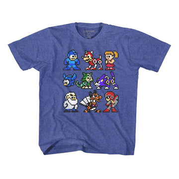 Mega Man-The Cast-Royal Heather Toddler S/S T-Shirt-2T - Royal Heather