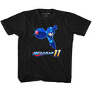 Mega Man-Mega 11-Black Toddler S/S T-Shirt-4T - Black