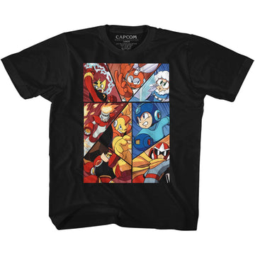 Mega Man-Mega 11-Black Toddler S/S T-Shirt-2T - Black