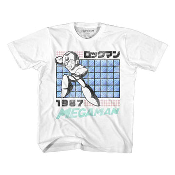 Mega Man-Megaman 87-White Toddler S/S T-Shirt-2T - White