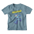 Mega Man-Mega Man Run-Vintage Indigo Youth S/S T-Shirt-Xs (5-6) - Vintage Indigo