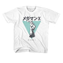 Mega Man-Megaman Incoming-White Youth S/S T-Shirt (7-8) - White
