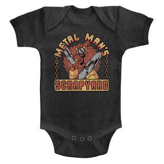 Mega Man Scrapyard Sign Infant Baby One-Pieces