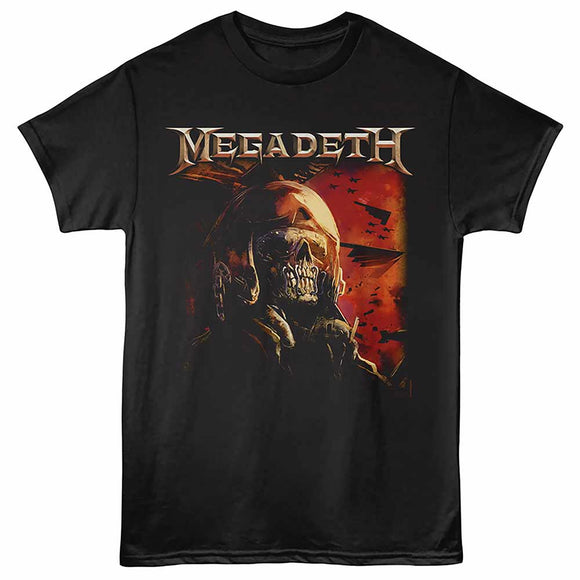 Megadeth Bomber Vic Black Adult T-Shirt