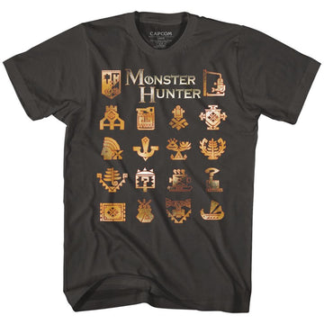 Monster Hunter-Mh-Smoke Adult S/S T-Shirt - Smoke