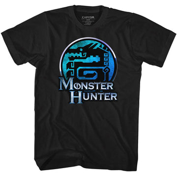 Monster Hunter-Mh-Black Adult S/S T-Shirt - Black