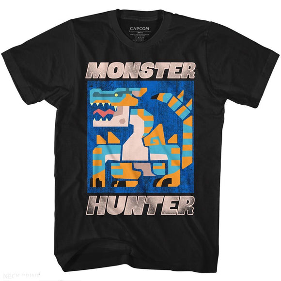 Monster Hunter-Scray-Black Adult S/S T-Shirt - Black