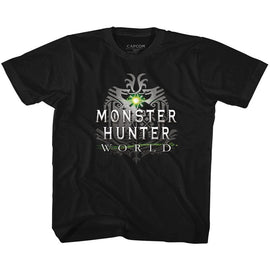 Monster Hunter-Mhw Logo-Black Toddler S/S T-Shirt-2T - Black