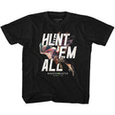 Monster Hunter-Hunt Em All-Black Toddler S/S T-Shirt-4T - Black