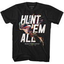 Monster Hunter-Hunt Em All-Black Adult S/S T-Shirt - Black