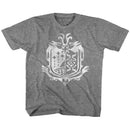 Monster Hunter-Weathered World Emblem-Graphite Heather Toddler S/S T-Shirt-2T - Graphite Heather
