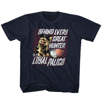 Monster Hunter-Loyal Palico-Navy Toddler S/S T-Shirt-3T - Navy